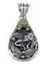 Southwest Sterling Silver And Turquoise Horse Pendant RX54468
